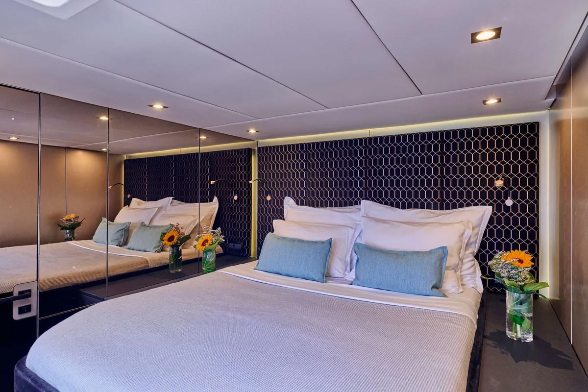 Adara, a Sunreef Yachts Sunreef 50 catamaran at Athens, Greece