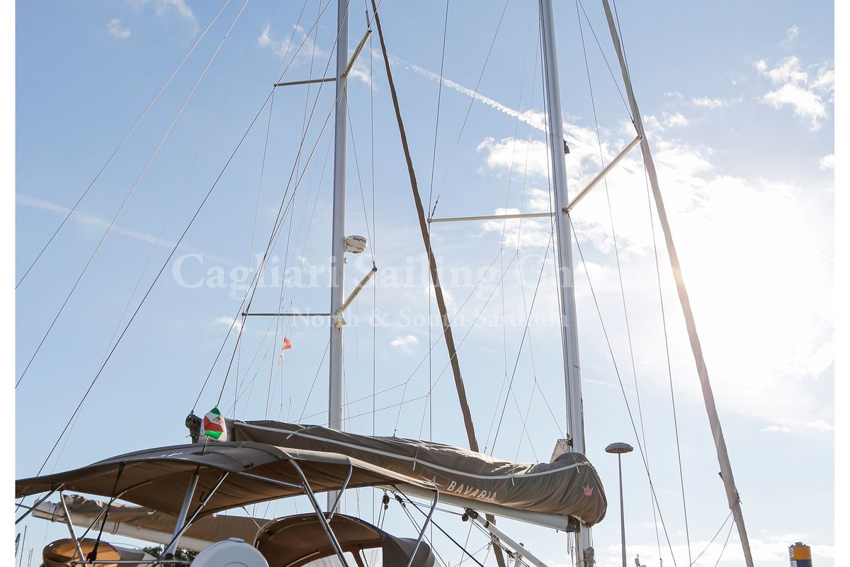 Mediterranea, a Bavaria Cruiser 51 sailboat at Cagliari, Italy