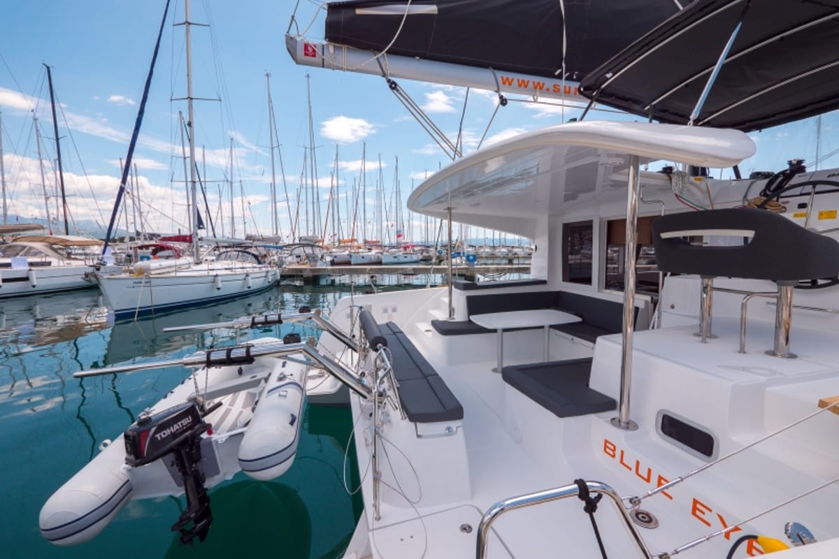 Blue Eyes, a Lagoon 40 catamaran at Split, Croatia