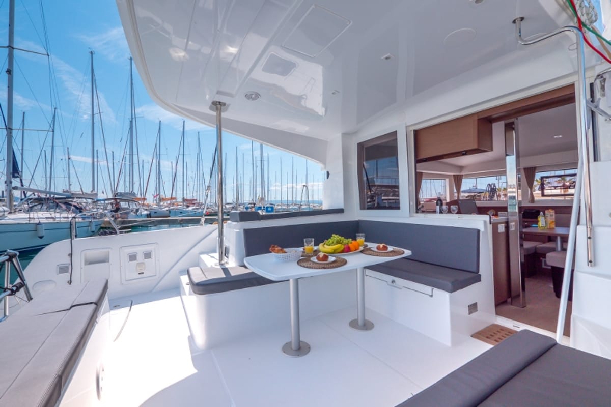 Blue Eyes, a Lagoon 40 catamaran at Split, Croatia