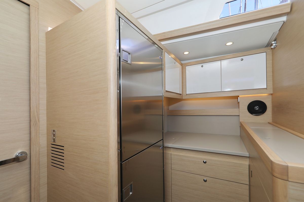 Galley of Dreamweaver, a Dufour 530 sailboat at Općina Sukošan, Croatia