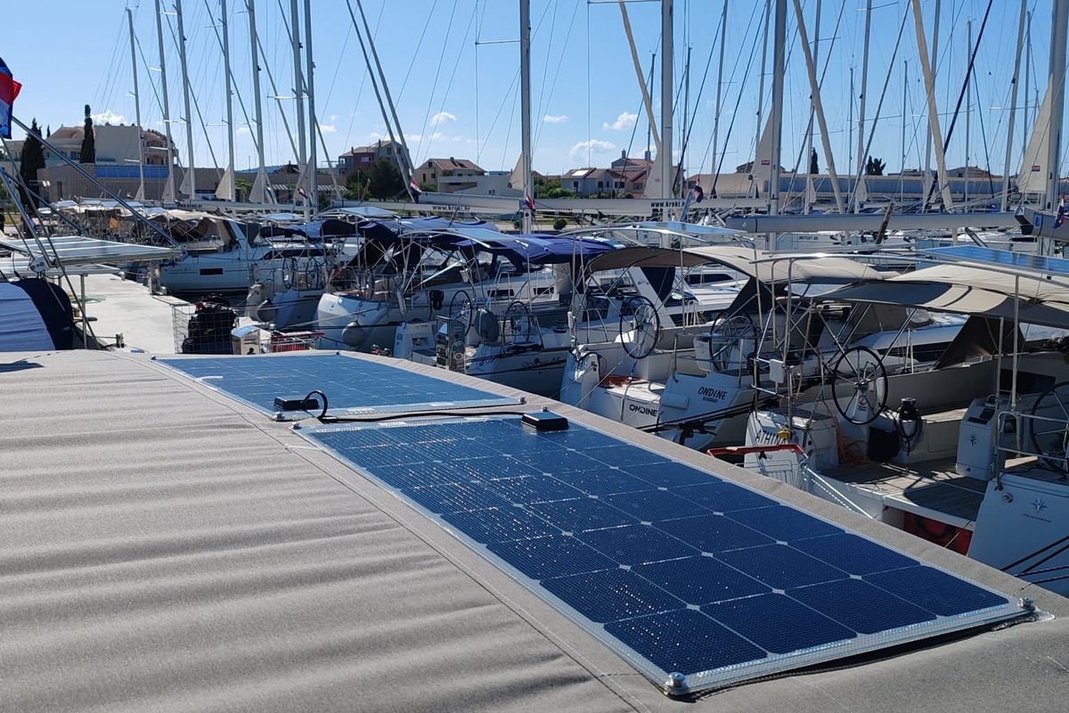 Dreamweaver, a Dufour 530 sailboat at Općina Sukošan, Croatia