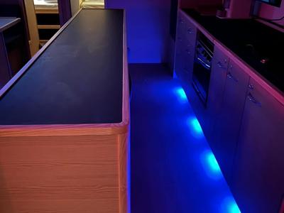 Galley of Aurora Blu, a D&D Kufner 54 Exclusive sailboat at Salerno, Italy
