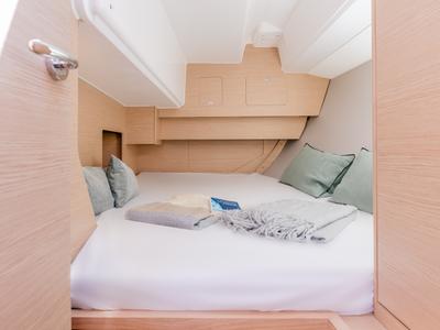 Cabin on Sunsail 37.3 Premium Plus, a Dufour 37 sailboat at Municipal Unit of Lefkada, Greece