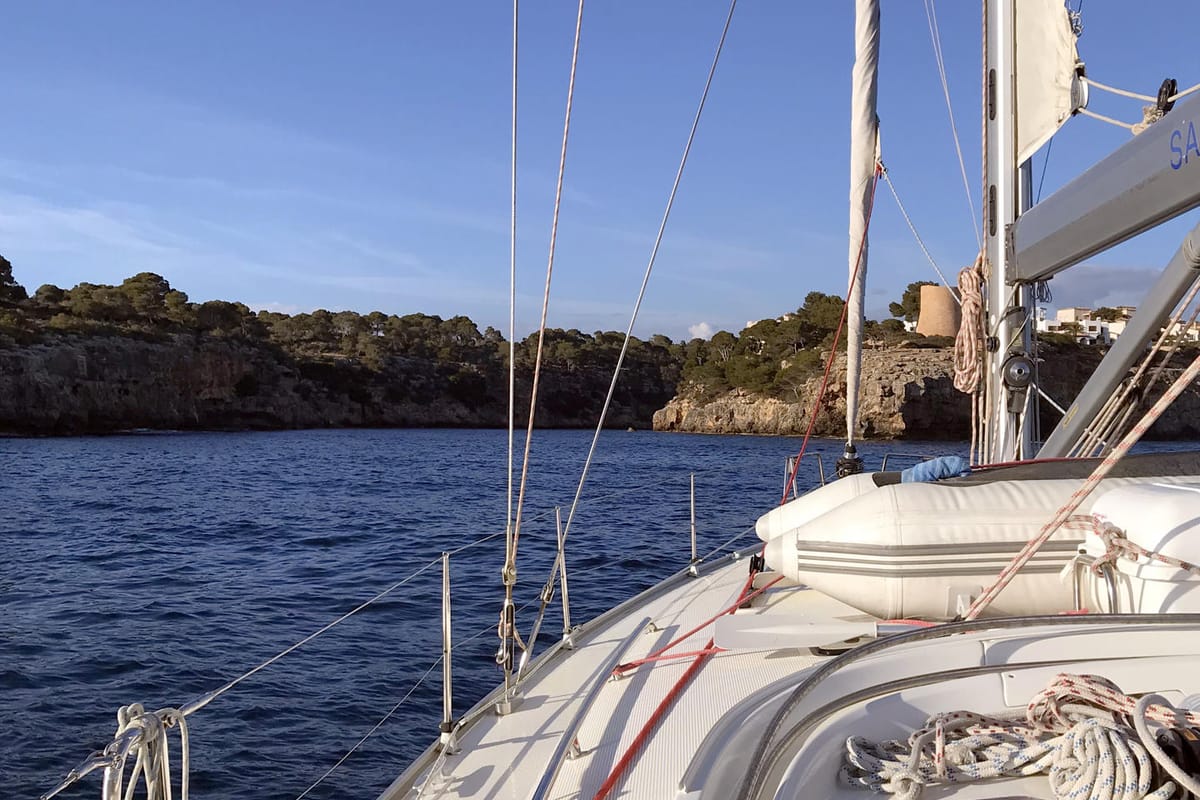 Eva, a Bavaria Cruiser 45 sailboat at Palma de Mallorca, Spain