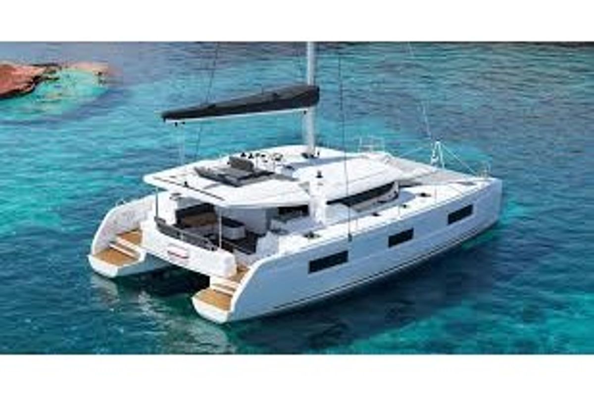 Exterior view of Puma IV, a Lagoon 46 catamaran at Alameda, United States