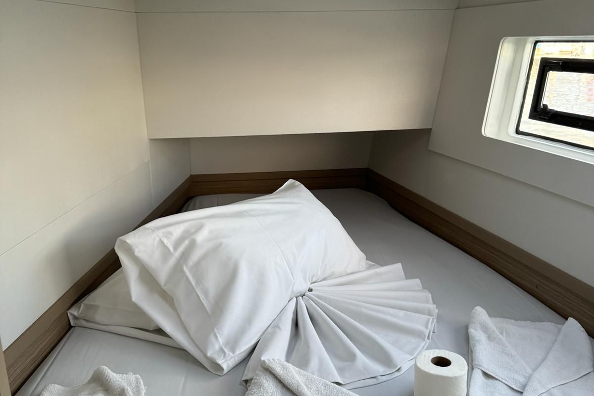 Cabin on Ti-Bo III, a Lagoon 40 catamaran at Alameda, United States