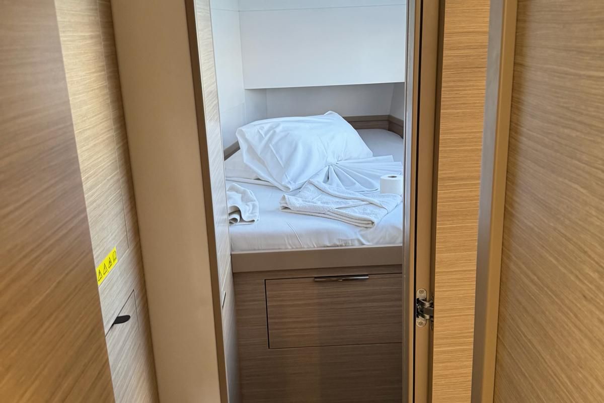 Cabin on Ti-Bo III, a Lagoon 40 catamaran at Alameda, United States