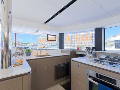 Galley of Moorings 4600 - 4 Exclusive Plus, a Leopard 46 catamaran at La Paz, Mexico