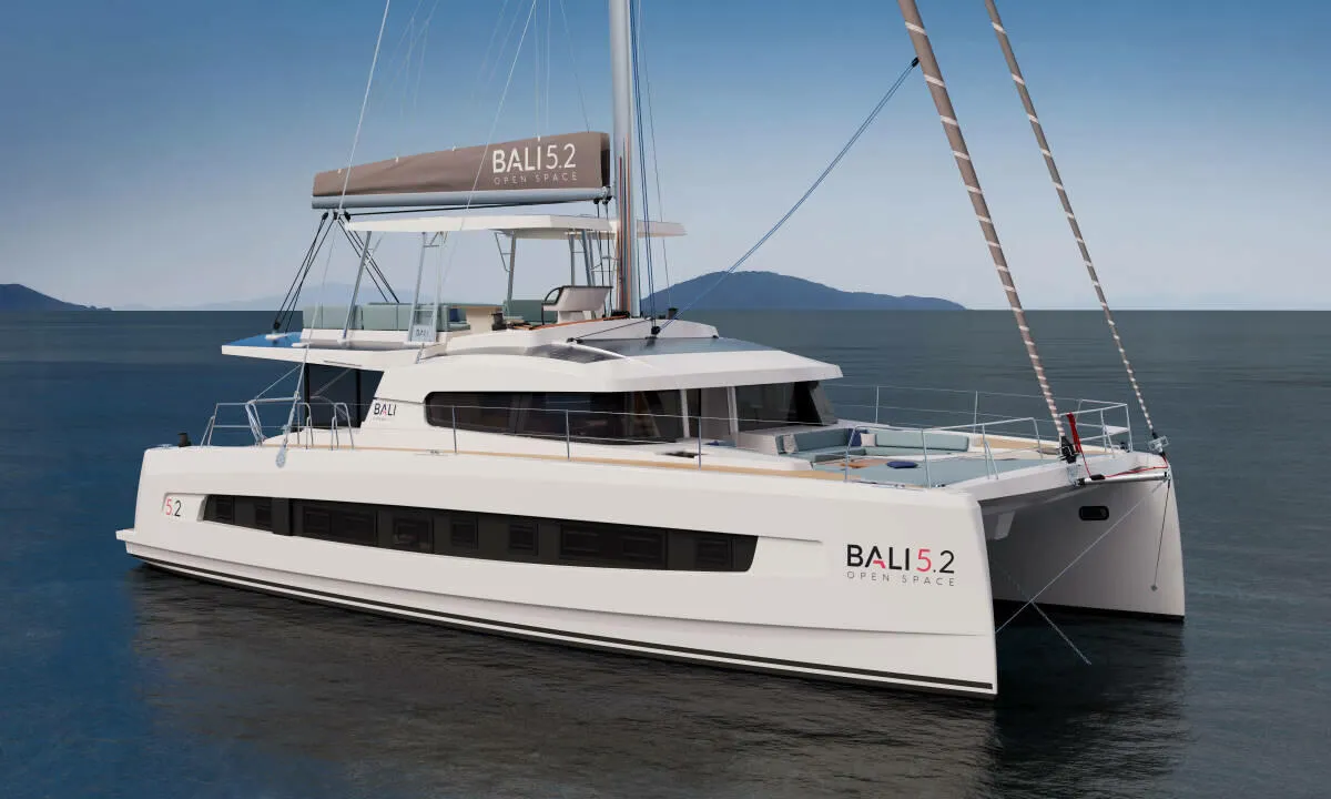 Exterior view of New, a Bali 5.2 catamaran at Općina Rogoznica, Croatia