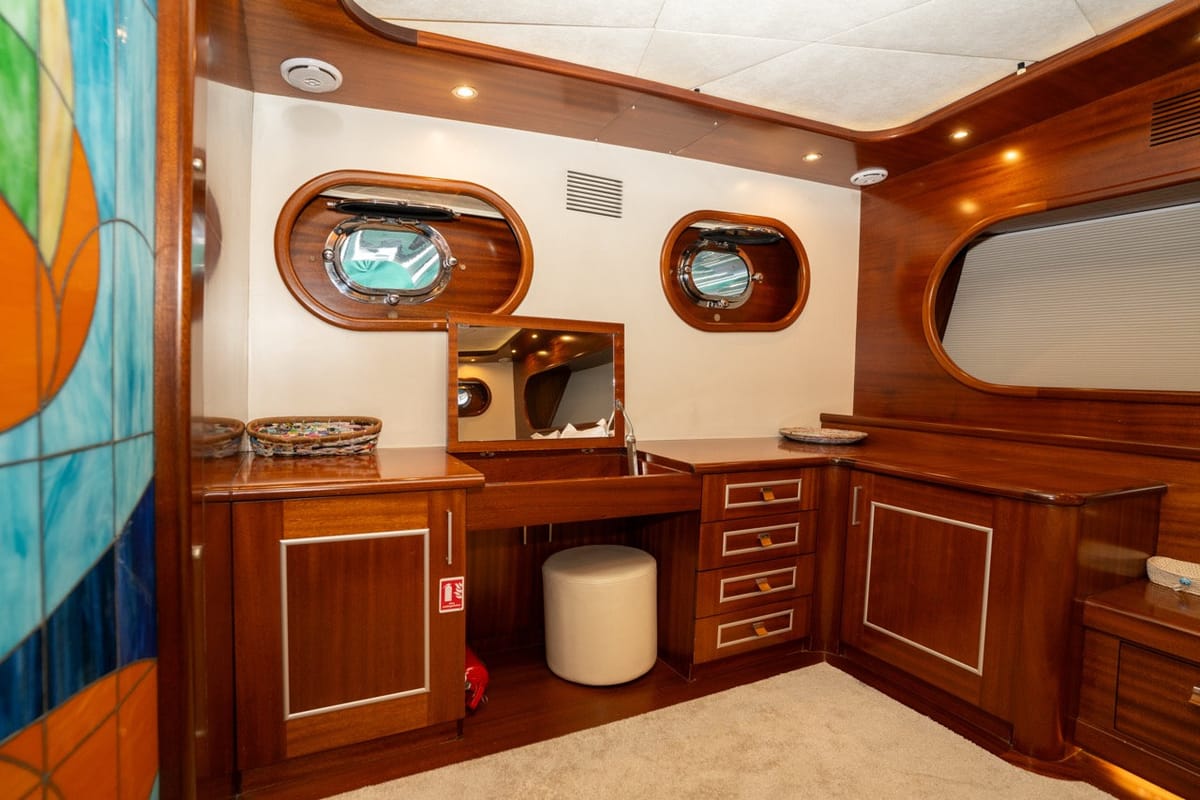 Cabin on CARPEDIEM 5, a Gulet Custom built 183 yacht at Bodrum, Turkey