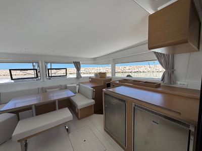 Galley of Matì, a Excess 14 catamaran at Rodi Garganico, Italy