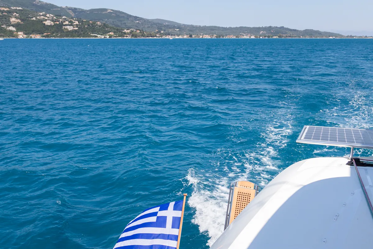 Aranel, a Lagoon 51 catamaran at Municipal Unit of Lefkada, Greece