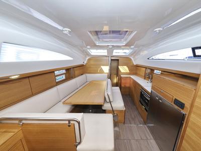 Salon of Moon Pearl, a Elan Impression 45.1 sailboat at Grad Biograd na Moru, Croatia