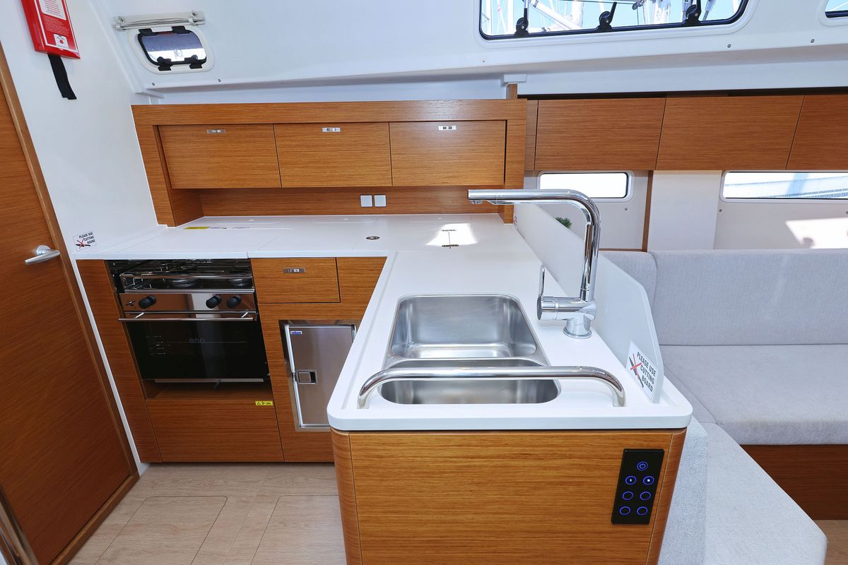 Galley of Cleo, a Hanse Yachts Hanse 410 sailboat at Općina Sukošan, Croatia