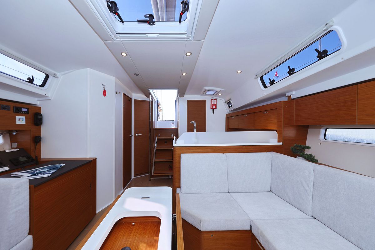 Salon of Cleo, a Hanse Yachts Hanse 410 sailboat at Općina Sukošan, Croatia
