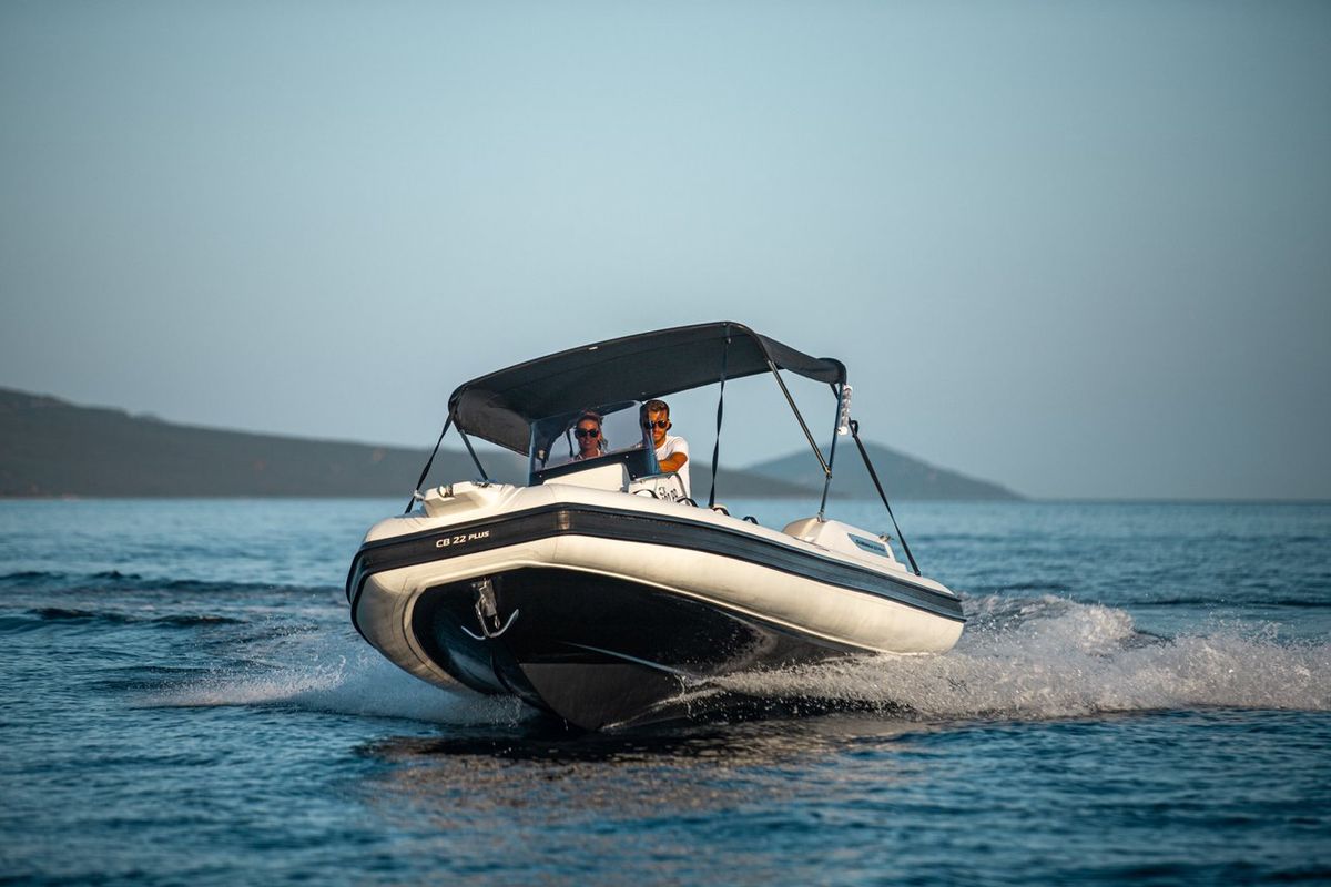 Exterior view of Joker Boat Clubman 22 Plus, a Jokerboat Joker Boat Clubman 22 Plus rib at Općina Sukošan, Croatia