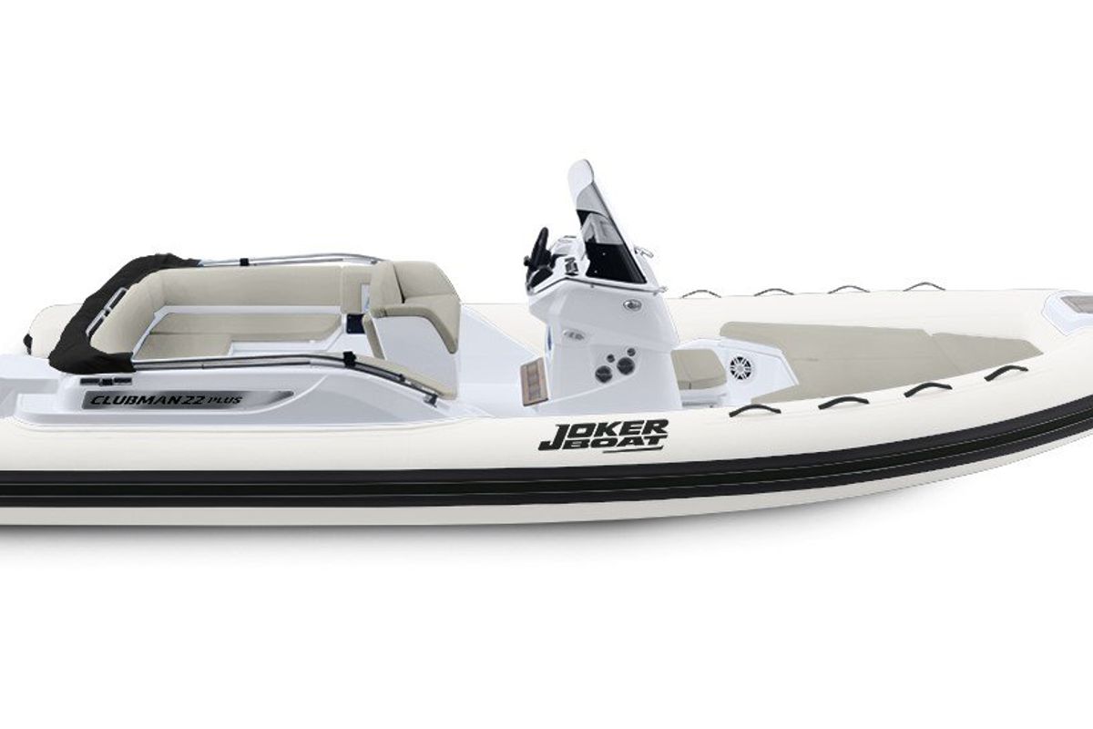 Exterior view of Joker Boat Clubman 22 Plus, a Jokerboat Joker Boat Clubman 22 Plus rib at Općina Sukošan, Croatia