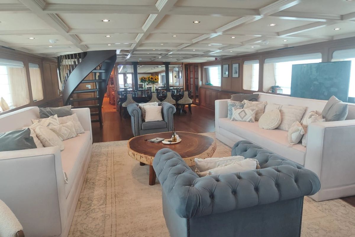 Salon of Kokomo Nights, a Gulet Luxury Motor Yacht yacht at Athens, Greece