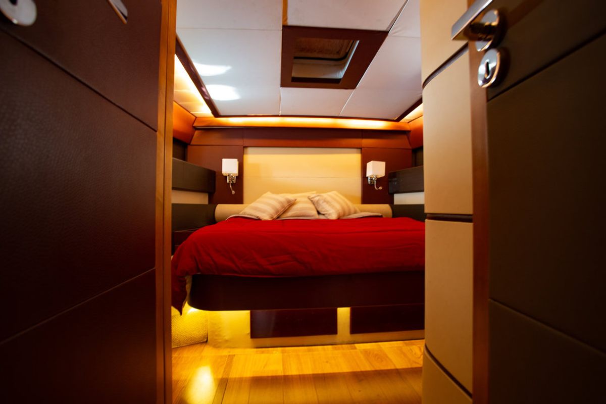 Cabin on Maeva Star, a Leopard 23 yacht at Milazzo, Italy