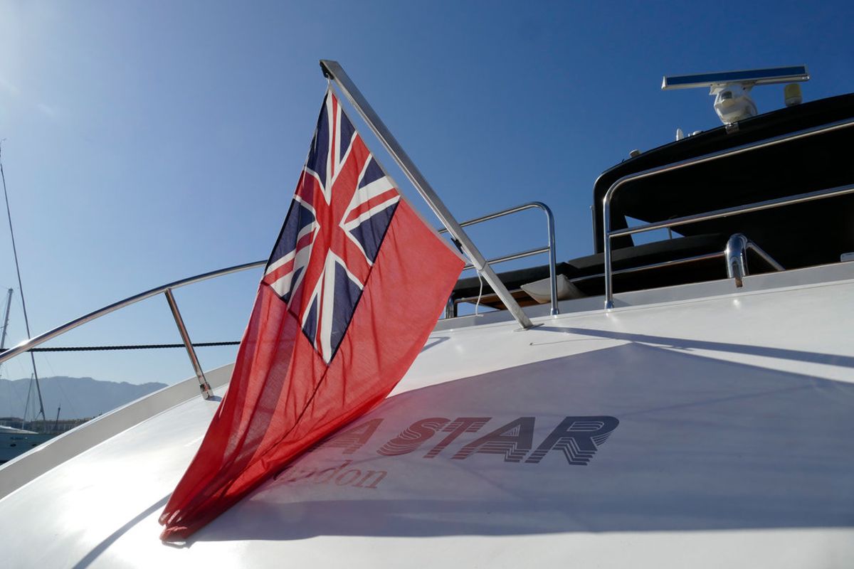 Exterior view of Maeva Star, a Leopard 23 yacht at Milazzo, Italy