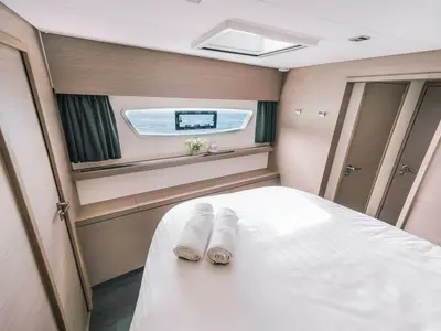 Premium +, a Fountaine Pajot Tanna 47 catamaran at Pointe-à-Pitre, France