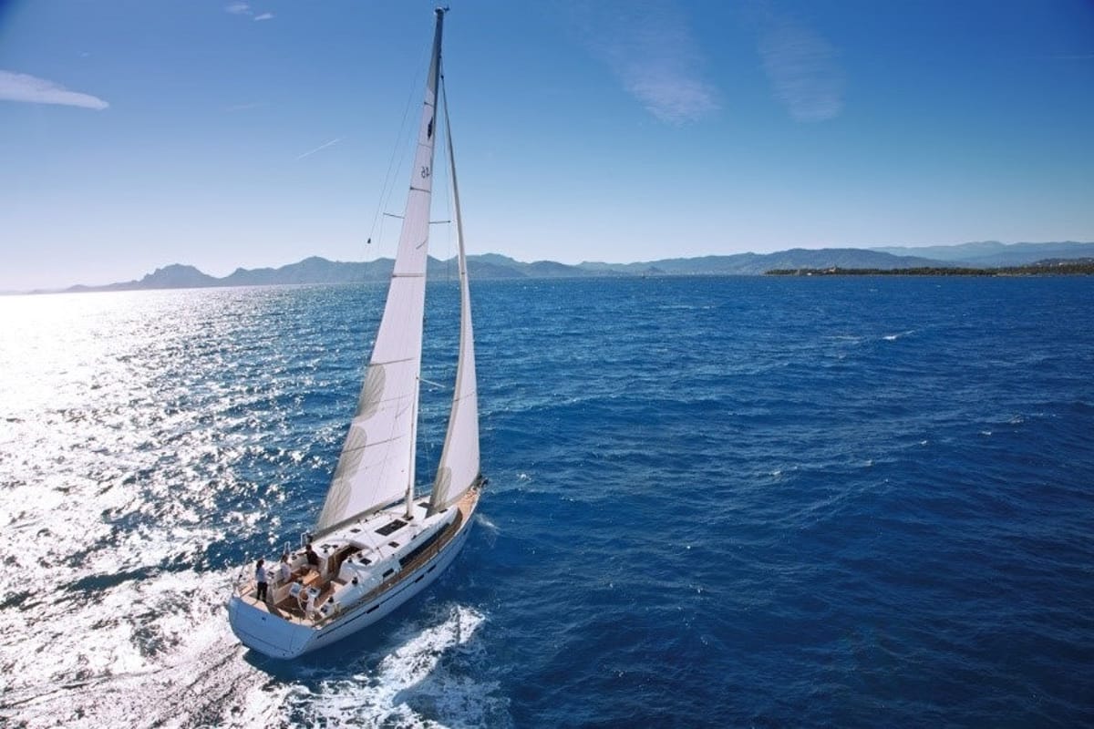 Miber Ahren, a Bavaria Cruiser 46 sailboat at Fethiye, Turkey