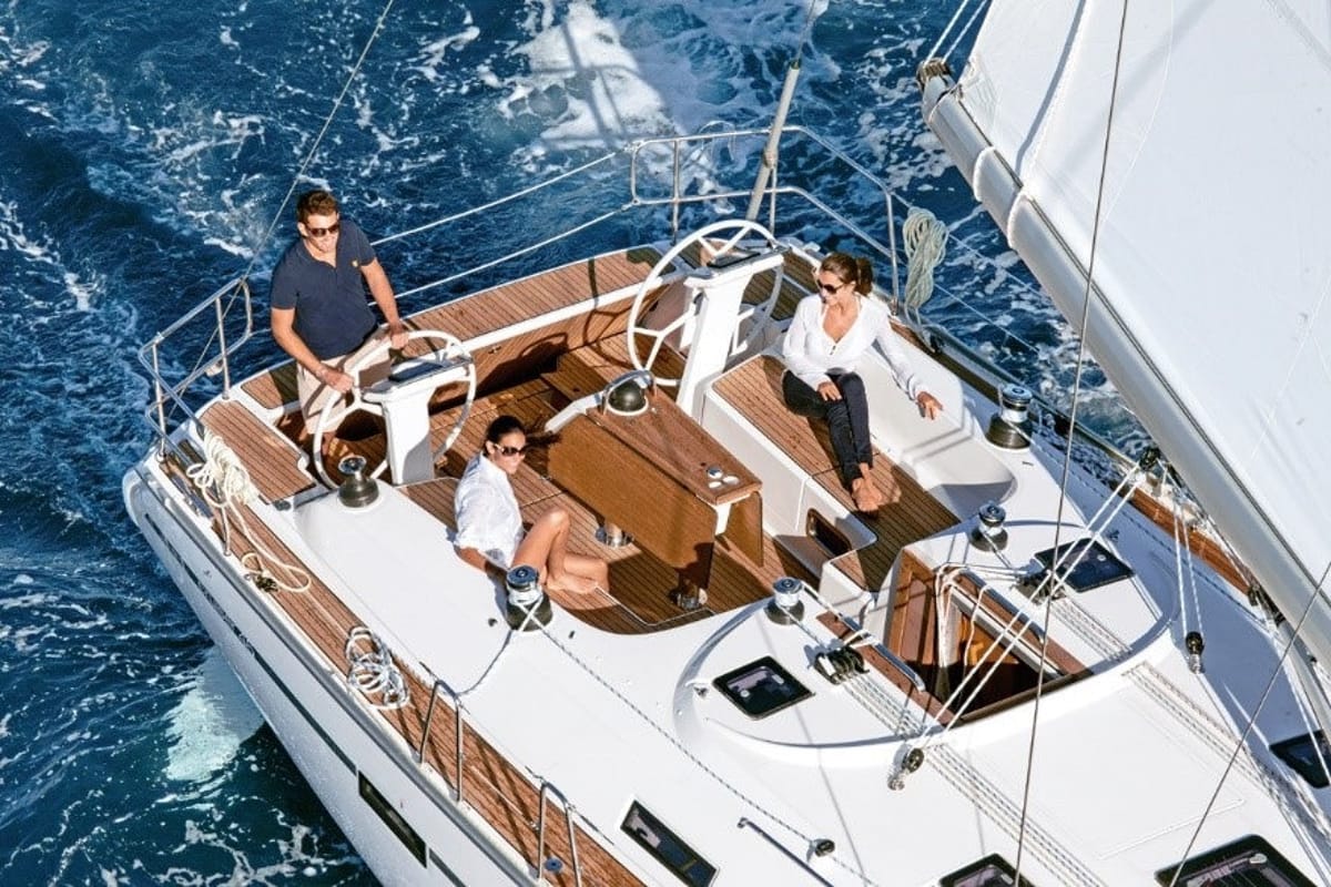 Miber Ahren, a Bavaria Cruiser 46 sailboat at Fethiye, Turkey