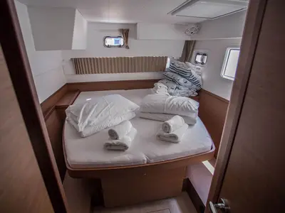 Cabin on La Colombe 447/2025, a Lagoon 42 catamaran at Palma de Mallorca, Spain