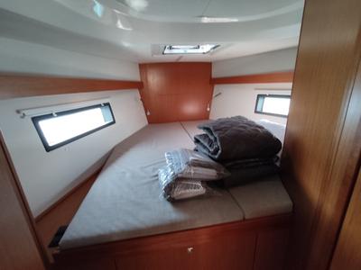 Cabin on Nirvana, a Bavaria C42 sailboat at Volos Municipality, Greece