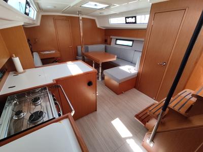 Galley of Nirvana, a Bavaria C42 sailboat at Volos Municipality, Greece