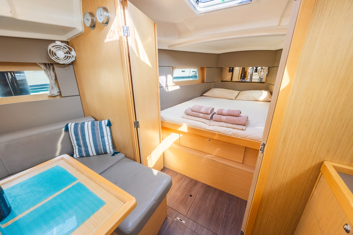 Elisa, a Beneteau Oceanis 38.1 sailboat at Municipal Unit of Lefkada, Greece
