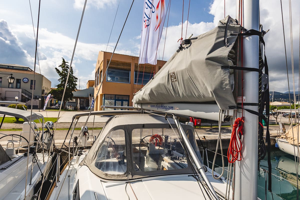 Elisa, a Beneteau Oceanis 38.1 sailboat at Municipal Unit of Lefkada, Greece