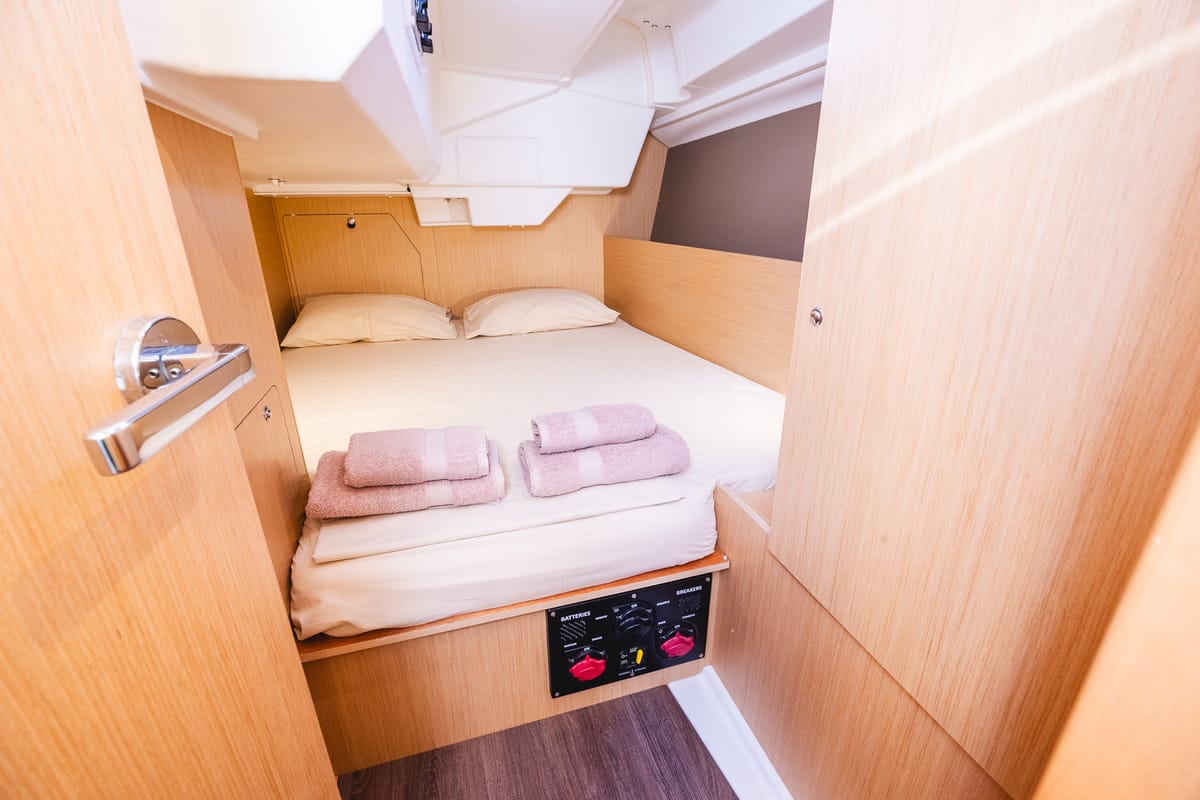 Elisa, a Beneteau Oceanis 38.1 sailboat at Municipal Unit of Lefkada, Greece