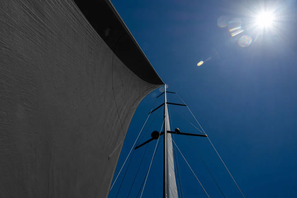 Kind Of Blue, a Hanse Yachts Hanse 575 sailboat at Olbia, Italy