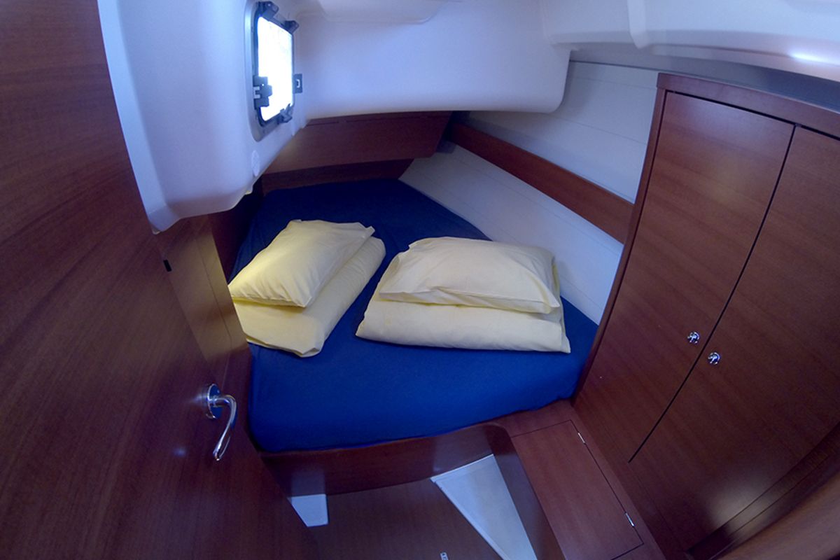 Cabin on China Girl, a Dufour 375 GL sailboat at Grad Šibenik, Croatia