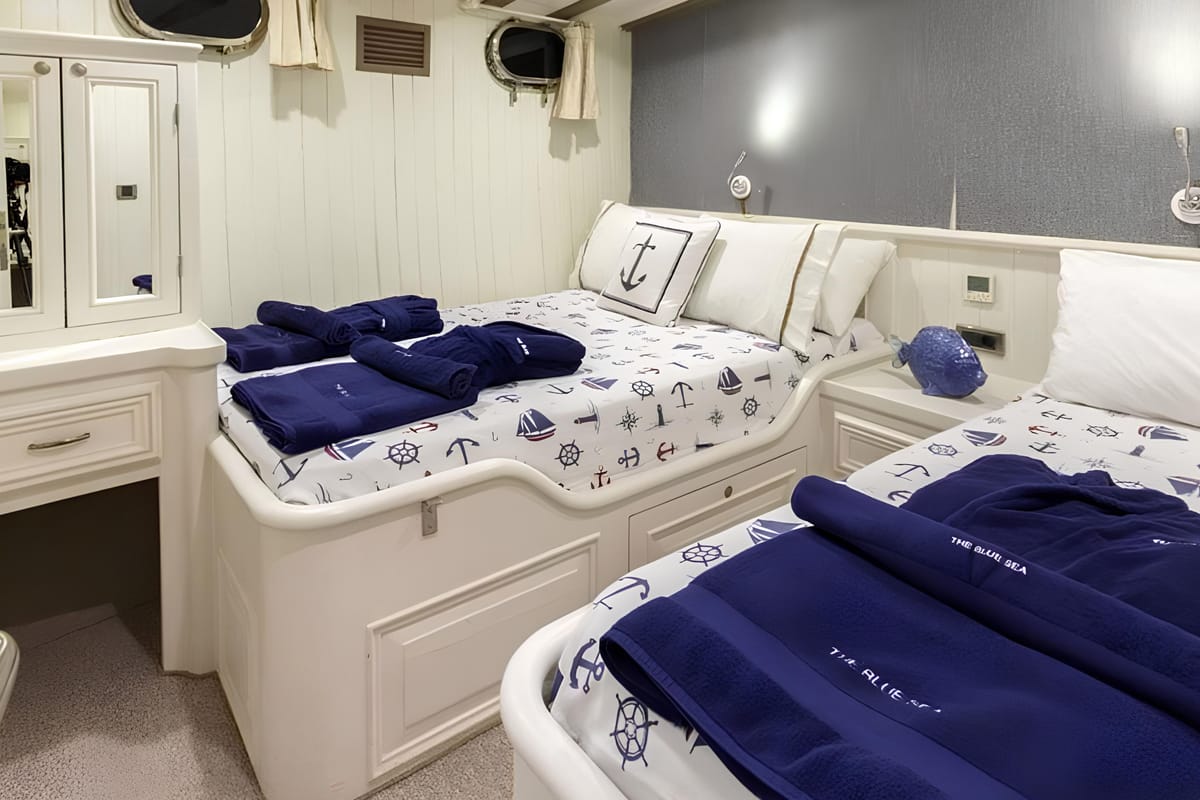 Cabin on The Blue Sea, a Custom Made The Blue Sea yacht at Fethiye, Turkey