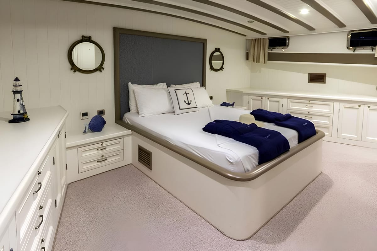 Cabin on The Blue Sea, a Custom Made The Blue Sea yacht at Fethiye, Turkey