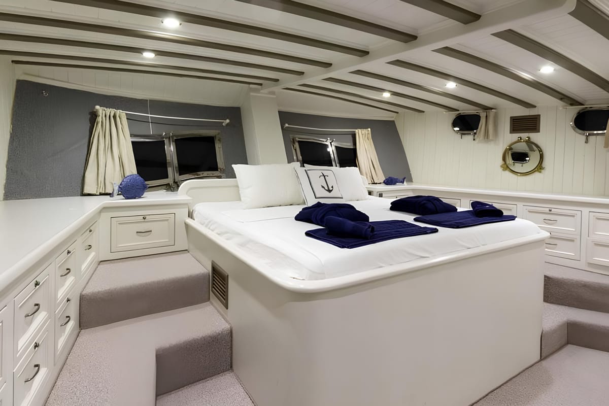 Cabin on The Blue Sea, a Custom Made The Blue Sea yacht at Fethiye, Turkey