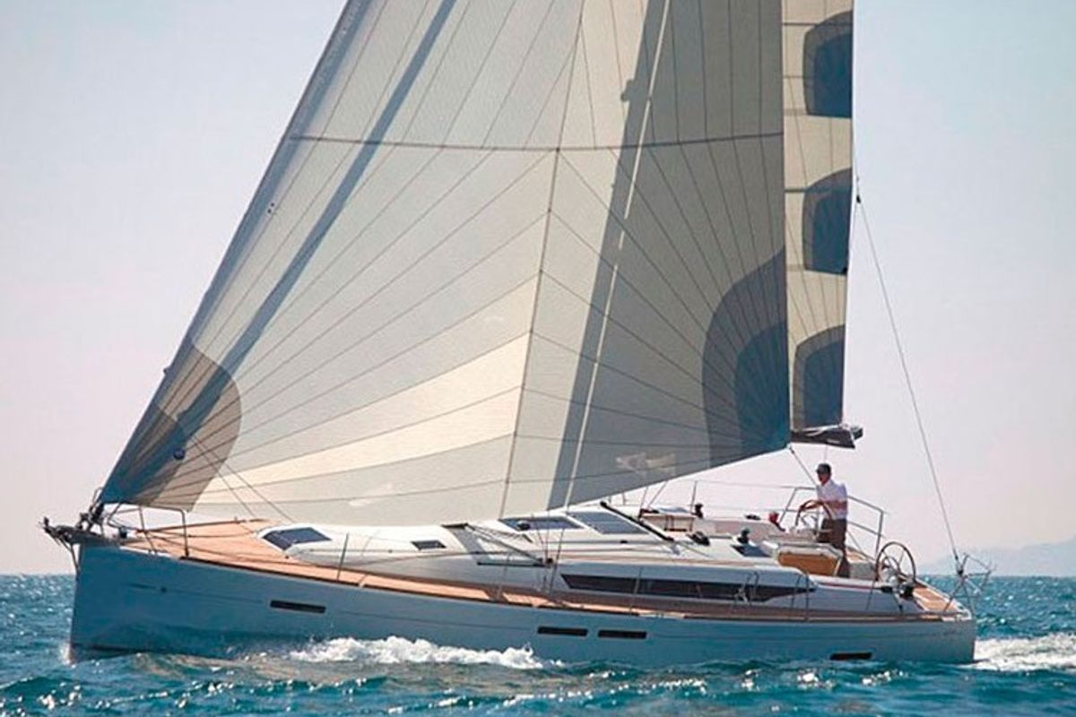 Sea And Sky, a Jeanneau Sun Odyssey 439 sailboat at Municipal Unit of Lefkada, Greece