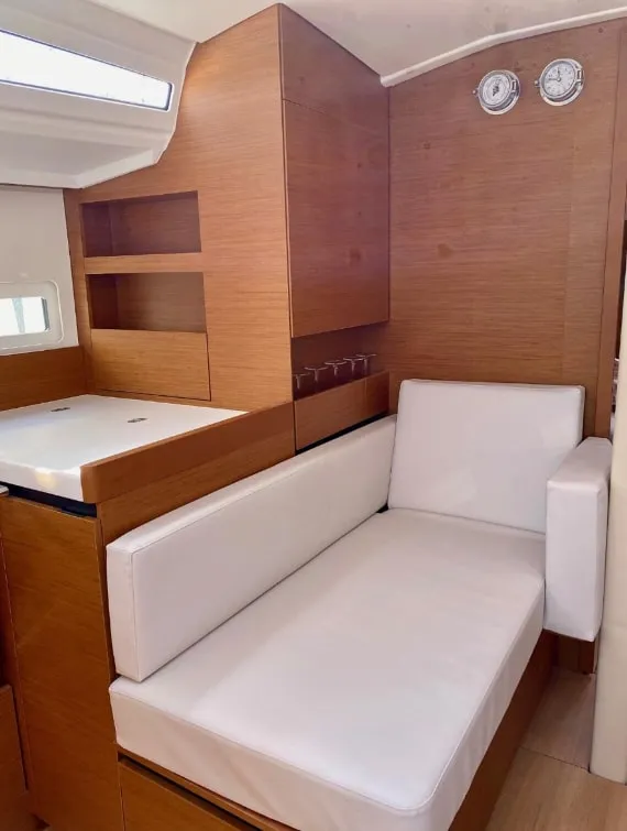 Baghera, a Jeanneau Sun Odyssey 410 sailboat at Municipal Unit of Lefkada, Greece