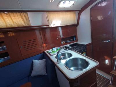 Galley of Nine Muses, a Hanse Yachts Hanse 342 sailboat at Sithonia Municipal Unit, Greece