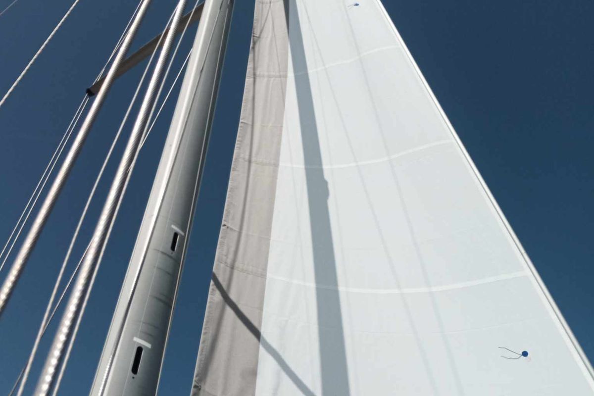 Nine Muses, a Hanse Yachts Hanse 342 sailboat at Sithonia Municipal Unit, Greece