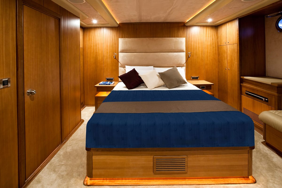 Cabin on Miss B, a Gulet Gulet gulet at Bodrum, Turkey