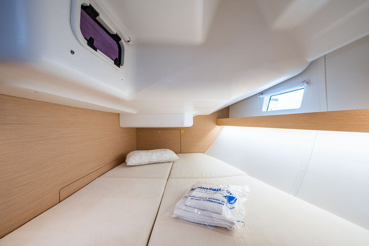 Cabin on Helen, a Elan 45 sailboat at Municipal Unit of Lefkada, Greece