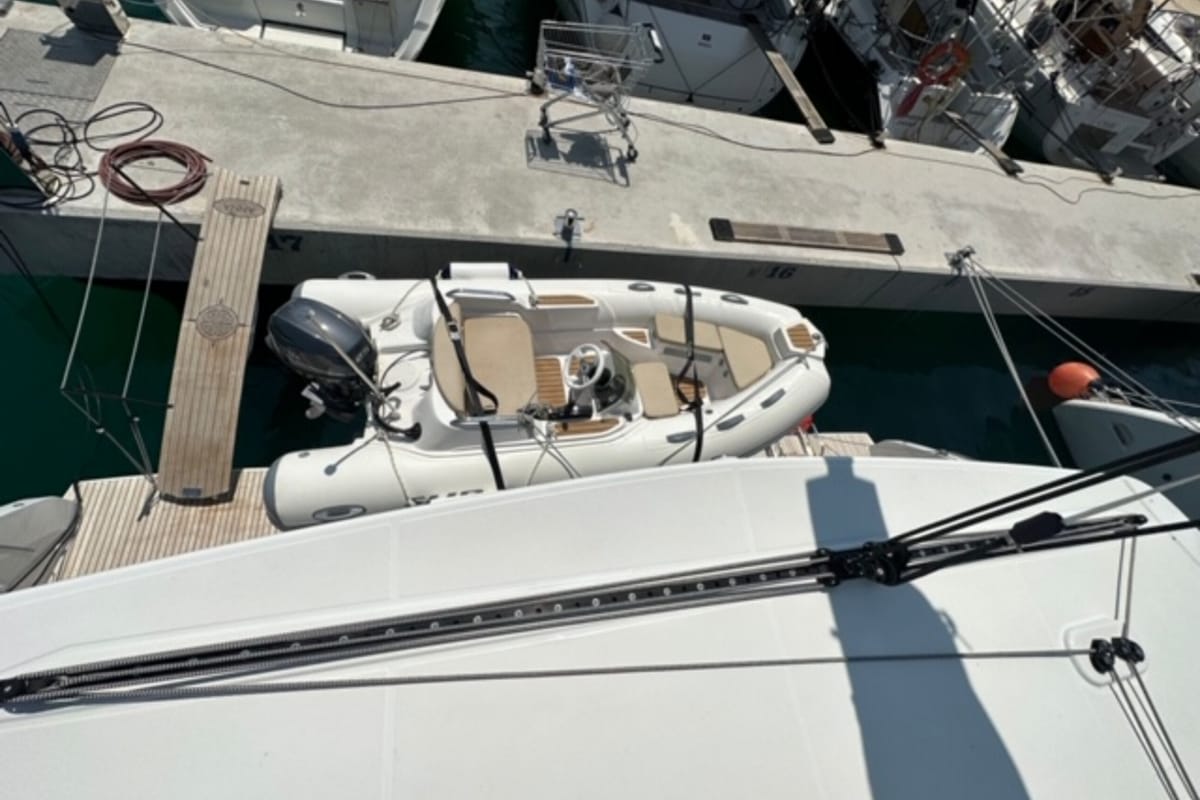 Cabin on Mira, a Lagoon 46 catamaran at Općina Sukošan, Croatia