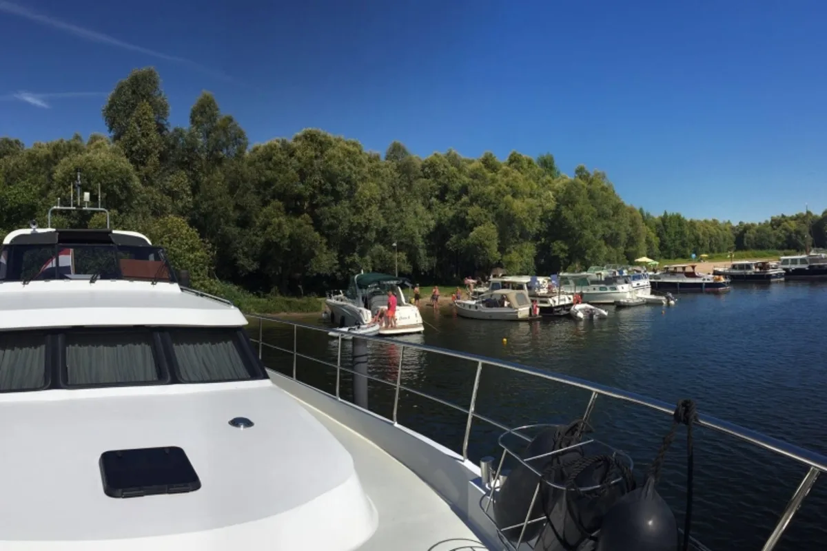 Exterior view of Royal, a Pacific Allure 155 motorboat at Heukelum, Netherlands