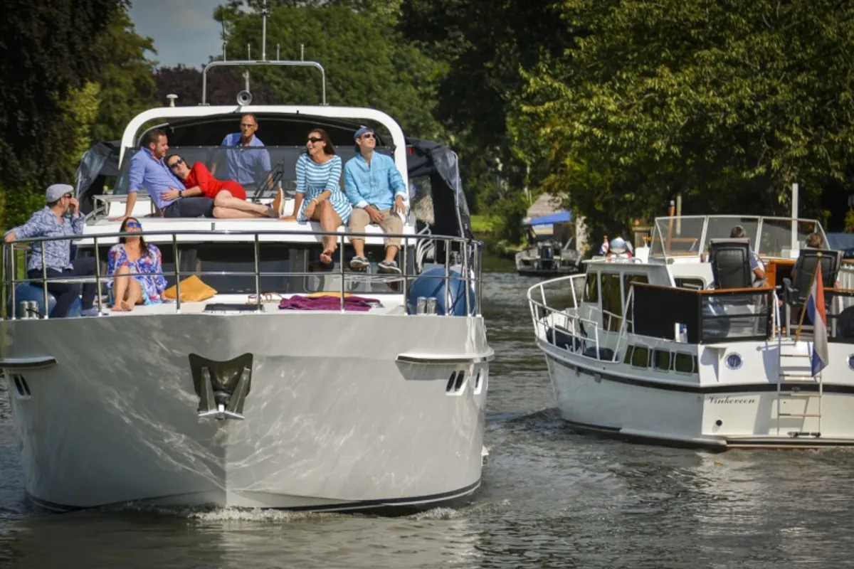 Exterior view of Royal, a Pacific Allure 155 motorboat at Heukelum, Netherlands