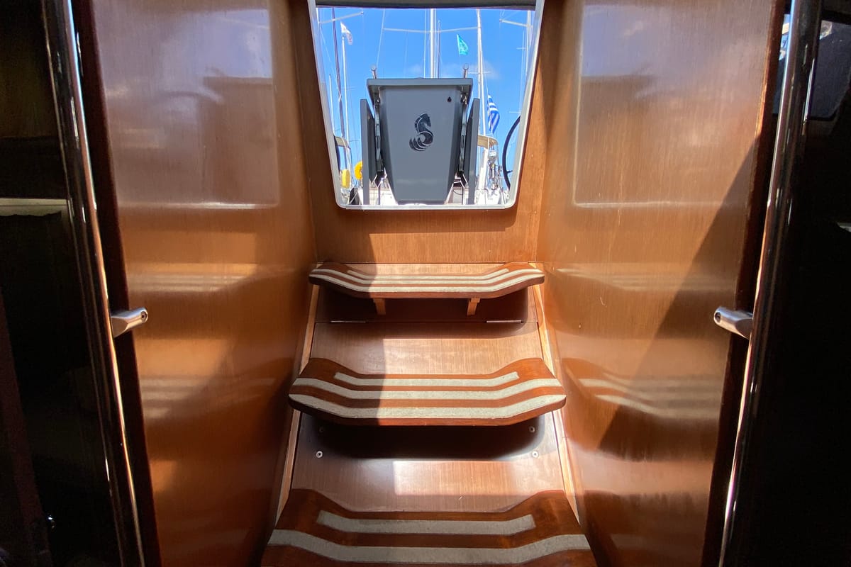 Callidora, a Beneteau Oceanis 45 sailboat at Municipal Unit of Rhodes, Greece