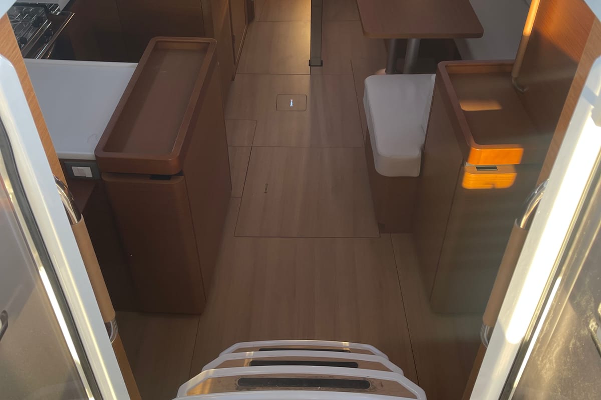 Cabin on Virginia, a Jeanneau Sun Odyssey 440 sailboat at Volos Municipality, Greece